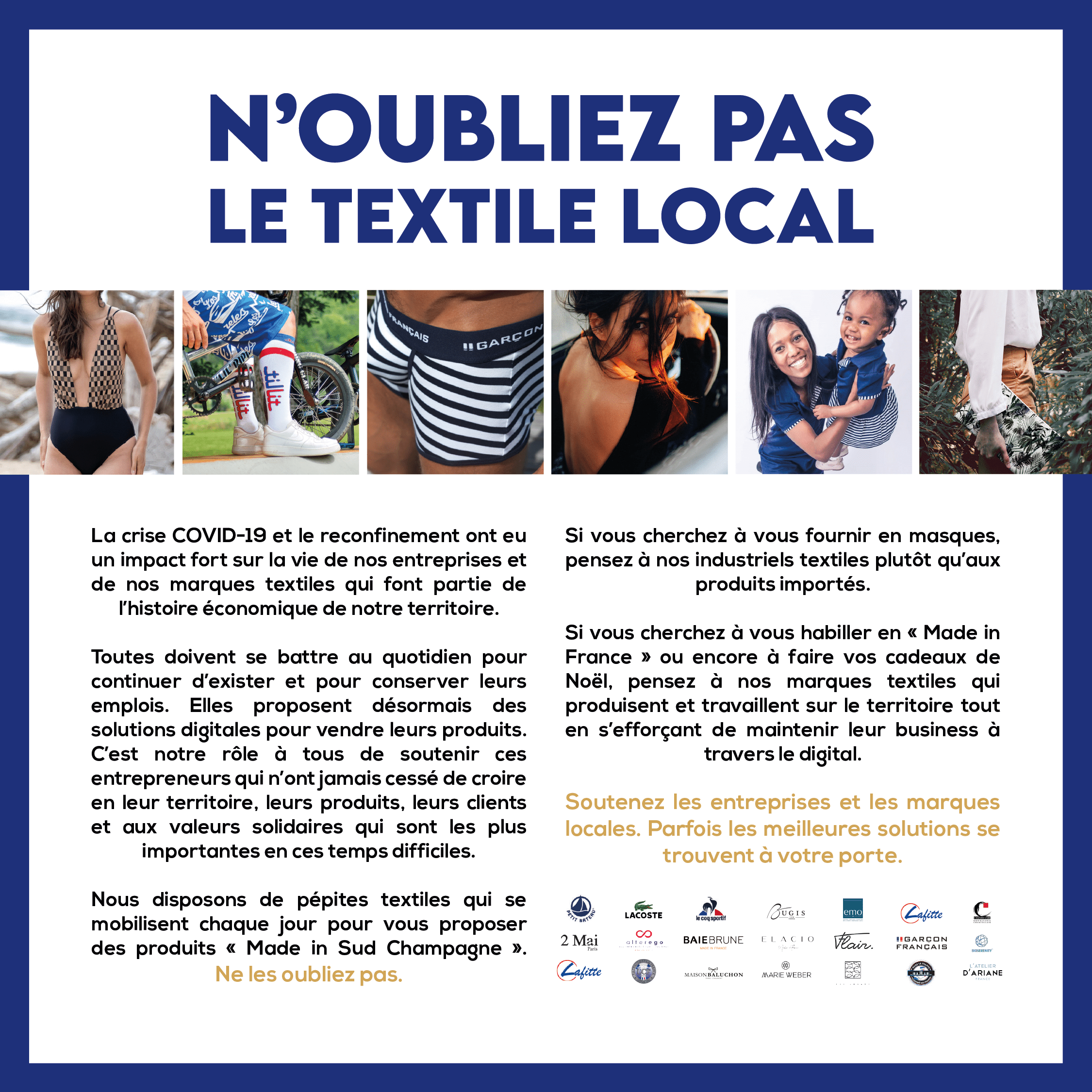 Don't forget local textiles - Business Sud Champagne