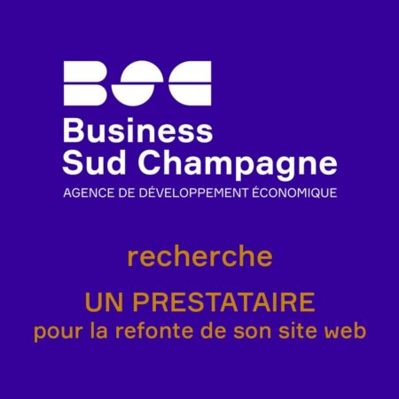 Consultation pour la refonte du site internet de Business Sud Champagne
