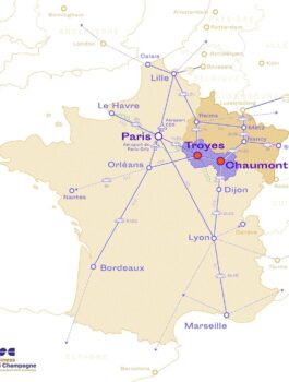 Sud Champagne Map