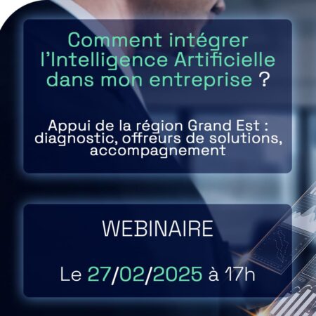 Webinaire : comment intégrer l’Intelligence Artificielle dans mon entreprise ?