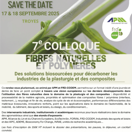 7e Colloque Fibres Naturelles et Polymères