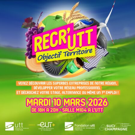 Recr&rsquo;UTT : Objectif Territoire